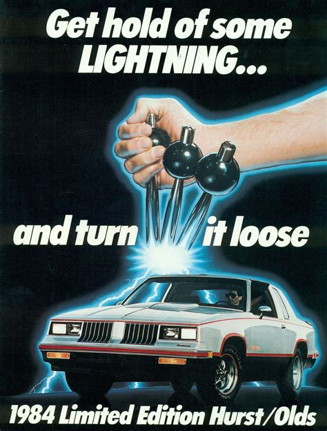 1984 Hurst Olds 442 Automobile Advertising Oldsmobile Muscle Car Ads