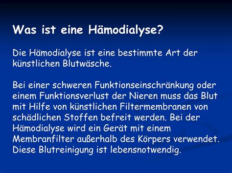 Ein erhöhter kreatininwert deutet auf eine verengung der nierengefäße und einem daraus resultierenden blutdruck hin. PPT - Dialyse PowerPoint Presentation, free download - ID ...