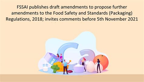 Public Comments Invited By Fssai On The Food Safety And Standards
