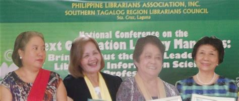 Plai Southern Tagalog Region Librarians Council Nera David Verzosa