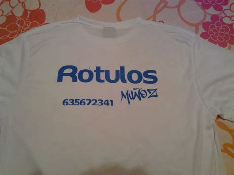Rótulos Muñoz Camisetas Personalizadas