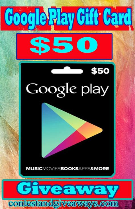 Free 50 Google Play Gift Card Code List