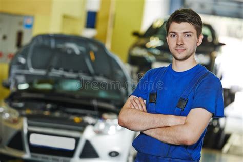 Repairman Auto Mechanic Inspector Stock Image Image Of Auto