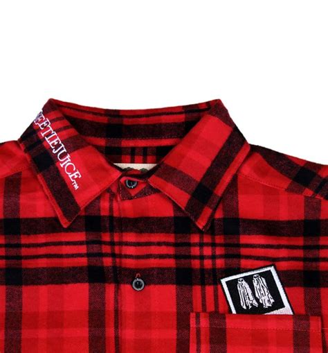 Beetlejuice Lydia Flannel Shirt From Cakeworthy