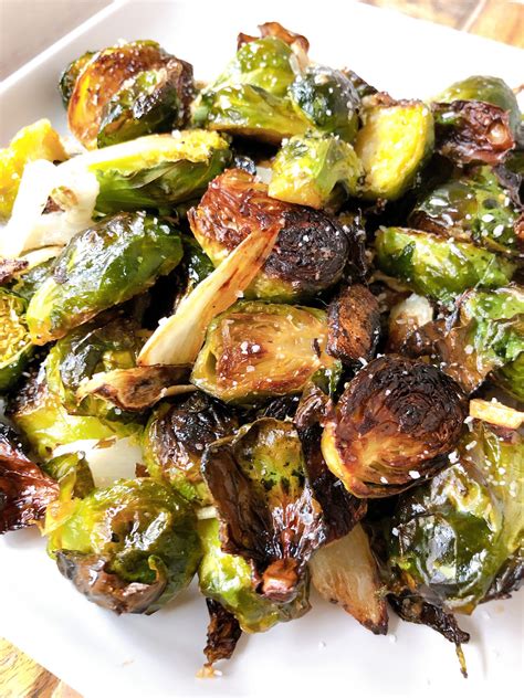 Easy Roasted Brussels Sprouts - Dishing Out Delish