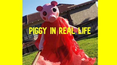 Roblox Piggy In Real Life Caught On Camera Youtube
