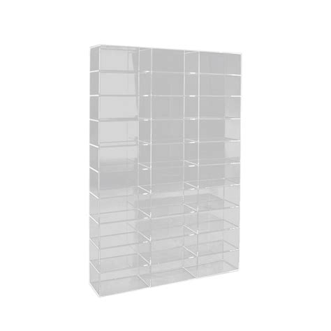 Clear 164 Model Car Display Case With Dust Cover Display Cabinet For