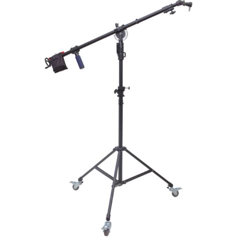 American Recorder B Series 7 Ft Light Stand8 Ft Boom With Wheeled Sta