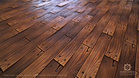 Artstation Stylized Wood Planks Resources
