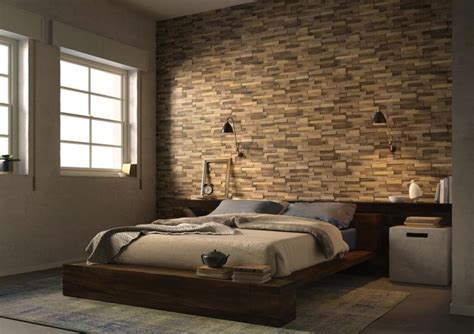Wood Block Oak Effect Wall Tiles Create A Textured Feature Wall With