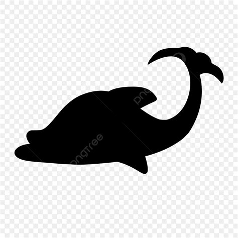 Dolphin Silhouette Tail Pose Dolphin Silhouette Tail Up Png