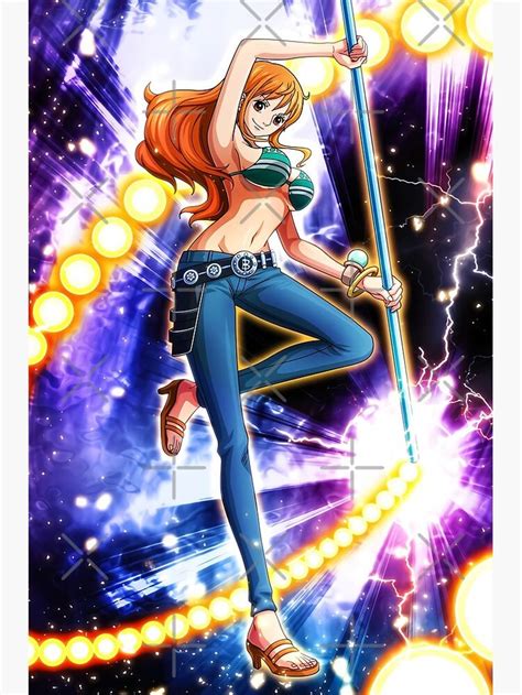 Nami One Piece Metal Print By Raed D Artist One