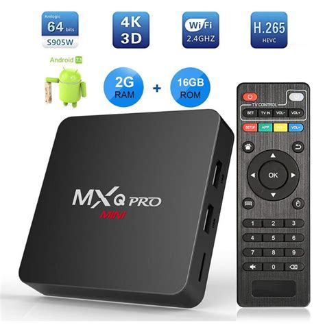 Mxq Pro Tv Receivers Set Top Box Mini Android71 Smart Tv Box 2gb16gb