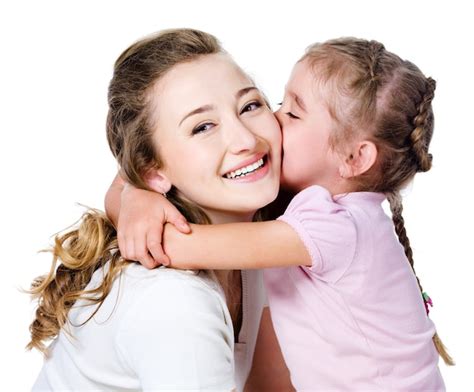 Free Photo Daughter Kissing Her Mother
