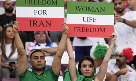 banned from stadiums at home iranian women travel to the world cup ng