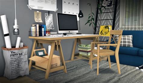 Sims 4 Cc Ikea Desk Bdahome