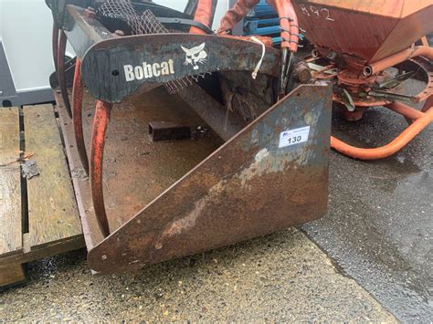 Bobcat Industrial Rock Grapple Bucket Skid Steer Attachment Able Auctions