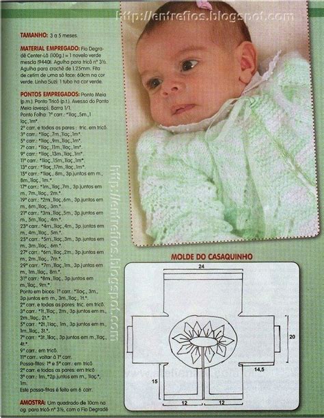 receita de tricô casaquinho de bebê em tricô