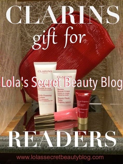 Lolas Secret Beauty Blog Clarins Exclusive Ts With Purchase And