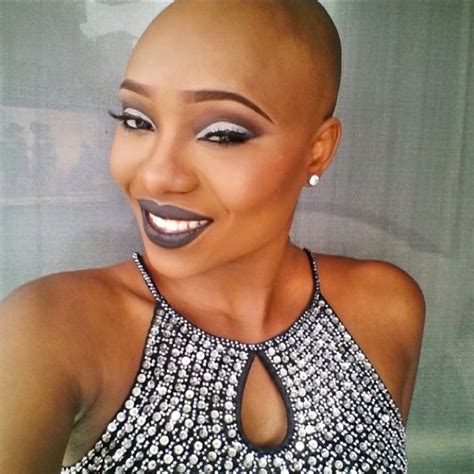 beautiful black women with bald heads essence