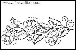 Simple Flower Designs For Pencil Drawing Borders Dreaming Arcadia Riset