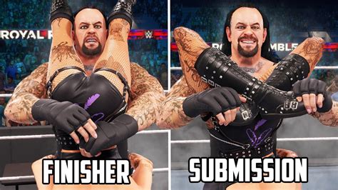12 Finisher Signature That Has A Submission Variation In Wwe 2k23 Tombstone Piledriver Rko