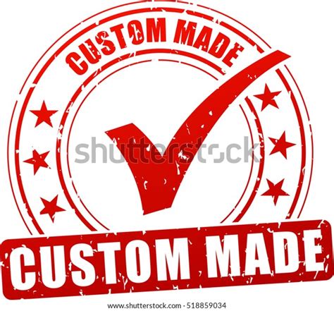 Illustration Custom Made Stamp Icon On 스톡 벡터로열티 프리 518859034