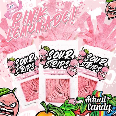 Super Sweet Super Sour And Superpink Pink Lemonade Sour Strips Hit The Uk The Protein