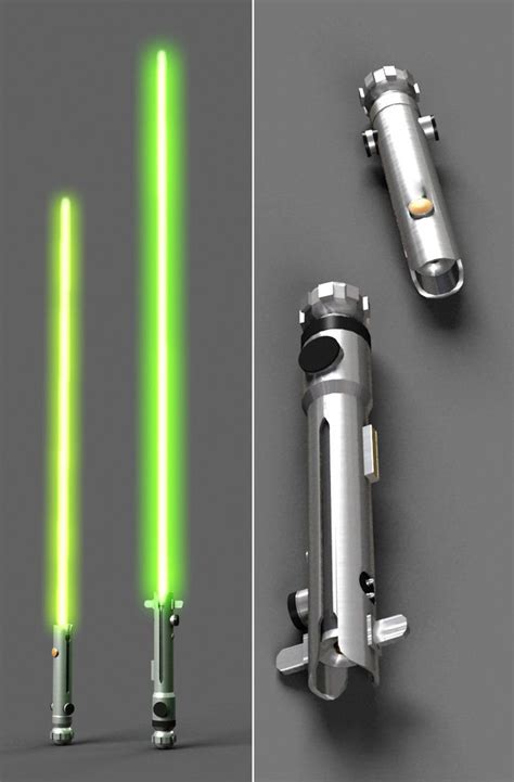 Models Of Ahsokas Lightsabers By Denisogloblin Star Wars Light Saber