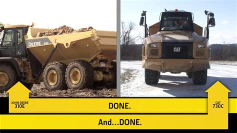 John Deere Vs Cat Articulated Dump Truck Daily Pre Operation