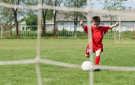 Shooting At Goal Stock Photo Image Of Activity Goal 30731534