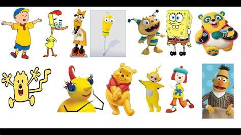 Yellow Bear Cartoon Character Name ~ Bear Yellow 3d Character Cartoons