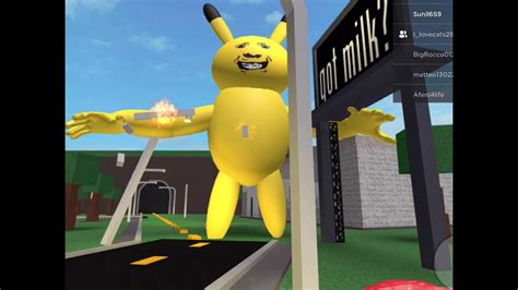 Roblox A Very Hungry Pikachuftriley Youtube