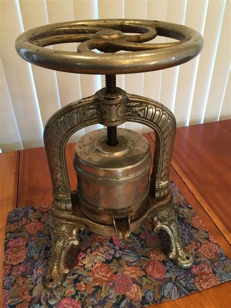 Duck Press~19th Century French~fruit Wine Making 1979492220