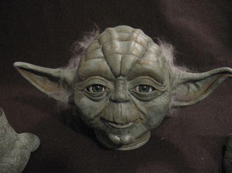 Star Wars Yoda Prop Head I Painted And Detailed This Lifes Flickr