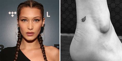 Bella hadid's tattoos that you can filter by style, body part and size, and order by date or score. 87 Celebrity Tattoos We Love - Cool Tattoo Ideas