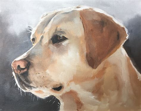 Custom Pet Portrait Original Oil Painting Dog Portrait Pet