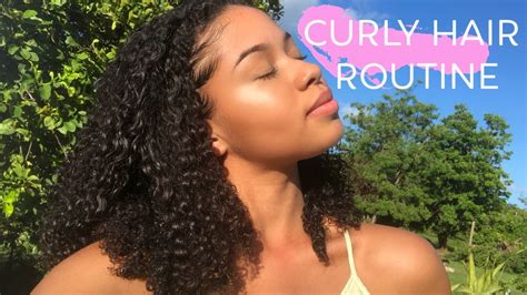 Curly Hair Routine 2018 Kisha Aaliyah Youtube