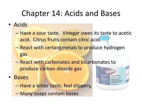 ppt chapter 14 acids and bases powerpoint presentation free download id 1919529