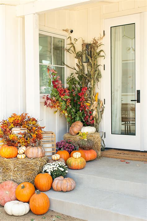 9 Ideas For Fall Front Porch Decor Make And Takes