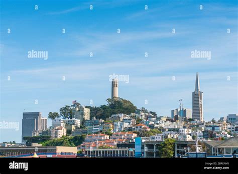 San Francisco Waterfront On The Day For Editorial Use Only Shoot On