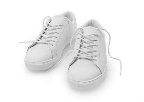 Leather Shoes On White Stock Photo Image Of Comfortable 182440140