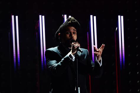 The Weeknd Grammys 2016 Highlights Cbs News