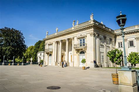 Lazienki Palace Lazienki Park In Warsaw Poland Southern Facade Editorial Stock Image Image