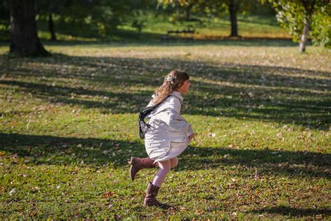 Free Picture Running Movement Park Child Fast Smiling Playful