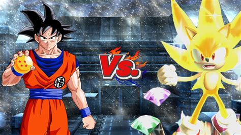Ssbwiiu Modded Battles Goku Vs Sonic Youtube