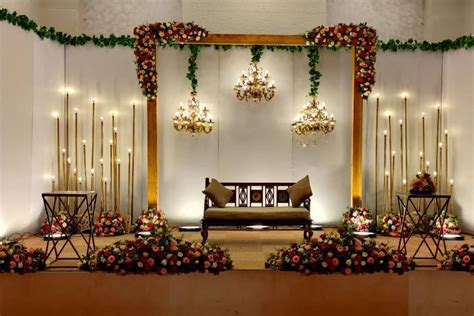 Simple Kerala Wedding Stage Decorations