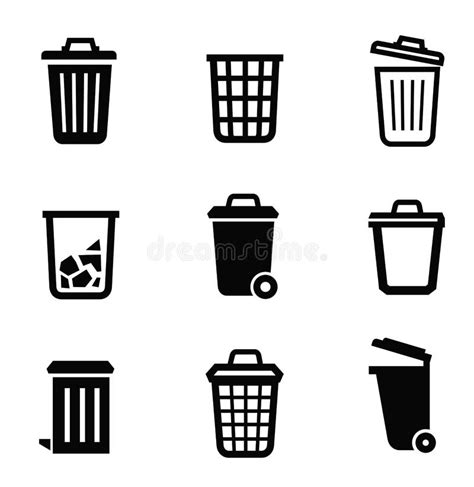 Trash Garbage Can Stock Illustrations 48971 Trash Garbage Can Stock