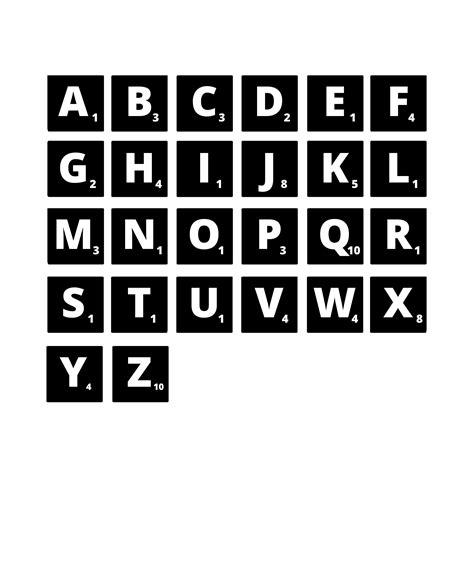 Scrabble Tiles Svg Files Scrabble Tiles Svg Scrabble Tiles Etsy Uk