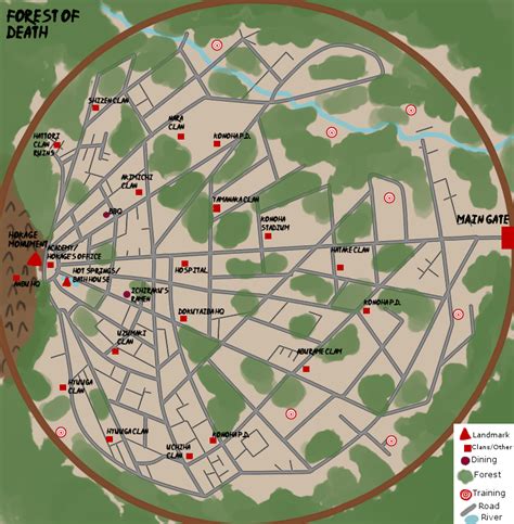Sns Konoha Map By Garougaa On Deviantart
